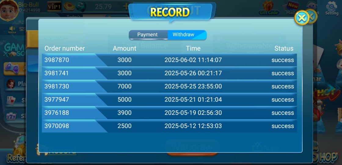 Withdraw Banner