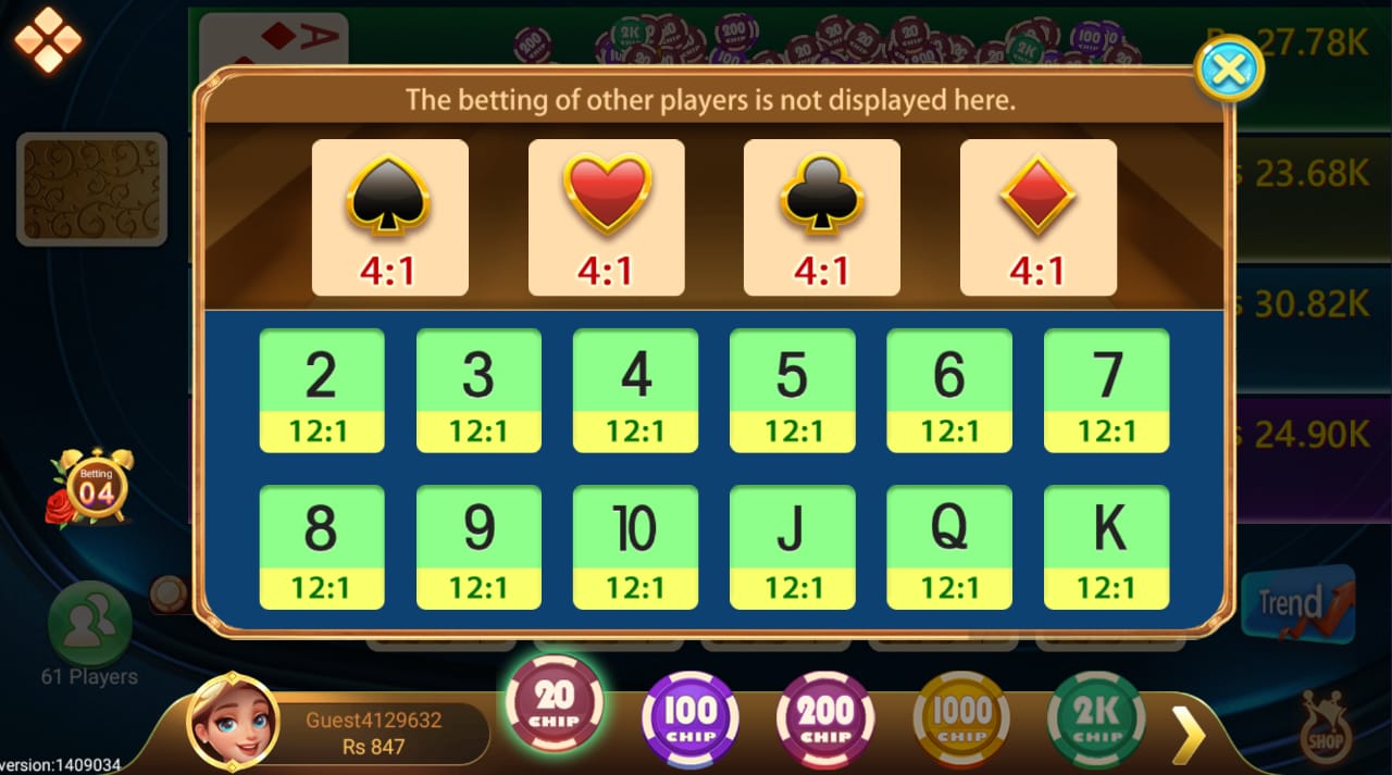 3 Patti Pearl Game 1